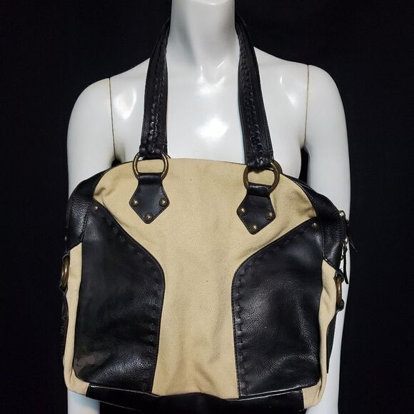 Kate Laundry Tan & Black Shoulder Bag - Picture 4 of 6
